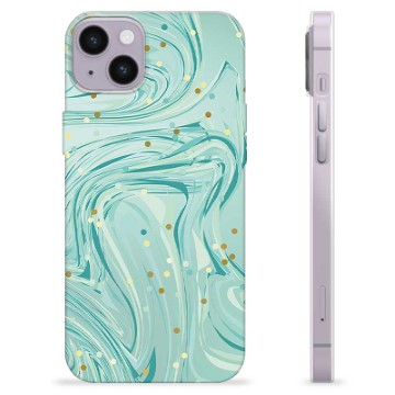 Coque iPhone 14 Plus en TPU - Menthe Verte