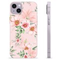 Coque iPhone 14 Plus en TPU - Fleurs à L'aquarelle