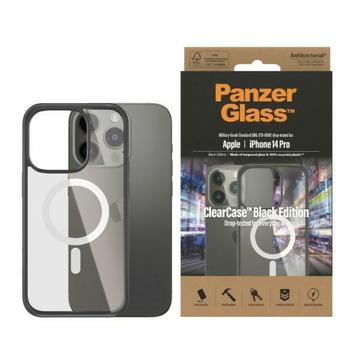 Coque iPhone 14 Pro PanzerGlass ClearCase MagSafe Antibacterial - Noir / Clair