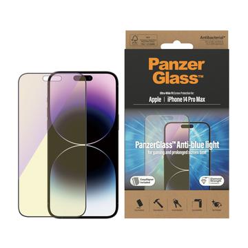 Protecteur d\'Écran iPhone 14 Pro Max PanzerGlass Ultra-Wide Fit Anti-Blue Light EasyAligner