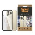 Coque iPhone 14 Pro Max PanzerGlass ClearCase MagSafe Antibacterial - Noir / Clair