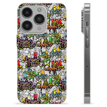 Coque iPhone 14 Pro en TPU - Graffiti