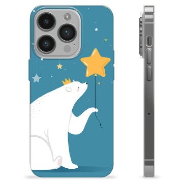 Coque iPhone 14 Pro en TPU - Ours Polaire