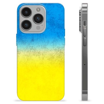 Coque iPhone 13 en TPU Drapeau Ukraine - Bicolore