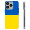 Coque iPhone 13 en TPU Drapeau Ukraine - Bicolore