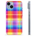 Coque iPhone 14 en TPU - Chemise en Flanelle