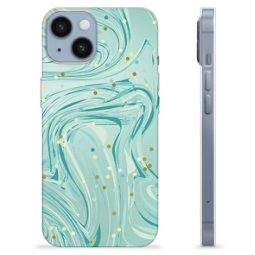 Coque iPhone 14 en TPU - Menthe Verte