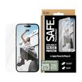 Protection d'écran en verre trempé iPhone 15/16 PanzerGlass Safe Ultra-Wide Fit - 9H - Clair