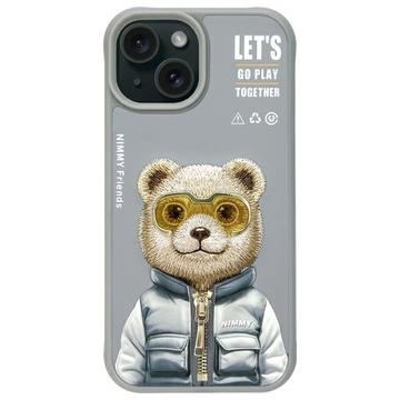 Coque Ours iPhone 15 Nimmy Friends Cool&Cute 2.0