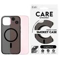 Coque iPhone 15 PanzerGlass Care Smokey Urban Combat - Compatible MagSafe - Noir