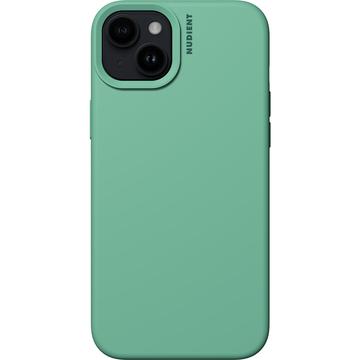 Coque iPhone 15 Plus en Silicone Nudient Base - Vert Menthe