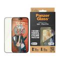 Protection d'écran iPhone 15 Plus PanzerGlass EyeCare Ultra-Wide Fit EasyAligner - Bordure noire