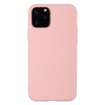 Coque iPhone 15 Pro en TPU Mate Anti-Empreintes - Rose