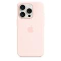 Coque iPhone 15 Pro en Silicone avec MagSafe Apple MT1F3ZM/A - Rose Clair