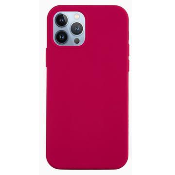 Coque iPhone 15 Pro en Silicone Liquide - Rose Vif