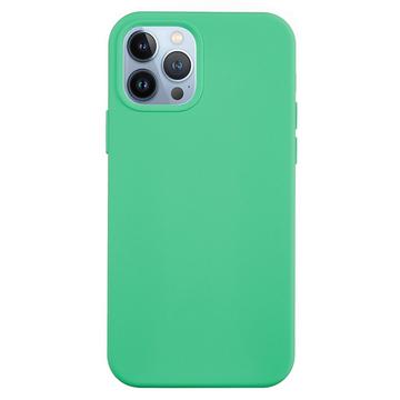 Coque iPhone 15 Pro en Silicone Liquide - Menthe