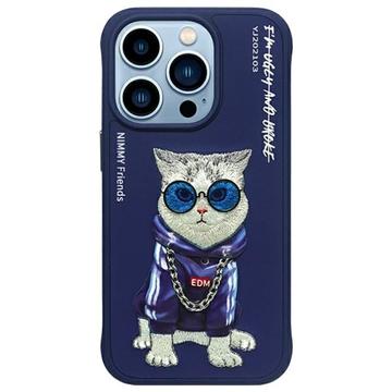 Coque Le Chat iPhone 15 Pro Max Nimmy Friends Glasses Cool