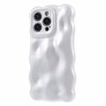 Coque TPU iPhone 15 Pro Max bords ondulés Candy Bubbles - Blanc