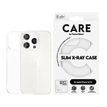 Coque iPhone 15 Pro PanzerGlass Care Fashion Slim X-Ray - Transparente