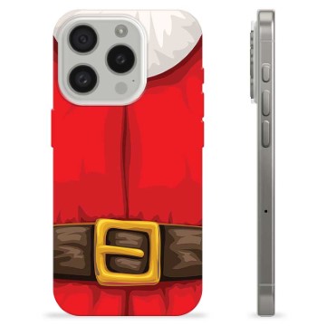 Coque iPhone 15 Pro en TPU - Costume de Père Noël