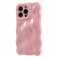 Coque TPU iPhone 15 Pro bords ondulés Candy Bubbles - Rose