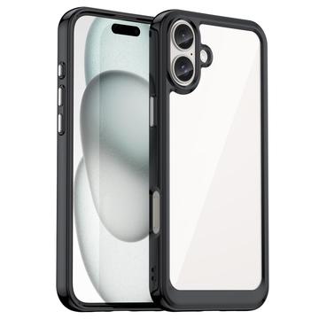 Coque Hybride iPhone 16 Antichoc - Noire