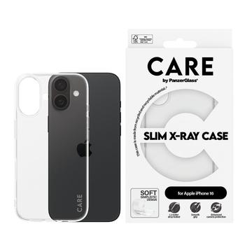 Coque iPhone 16 PanzerGlass Care Fashion Slim X-Ray - Transparente