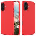 Coque iPhone 16 Plus en Silicone Liquide - Rouge