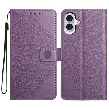 Étui Portefeuille iPhone 16 Plus Mandala Série