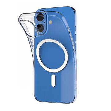 Coque iPhone 16 Plus en Silicone avec MagSafe Puro 0.3 Mag - Transparente