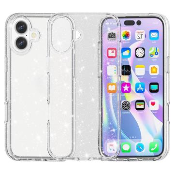 Coque Hybride iPhone 16 Plus - Série Stylish Glitter