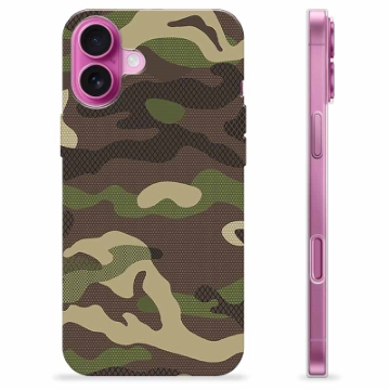 Coque iPhone 16 Plus en TPU - Camouflage