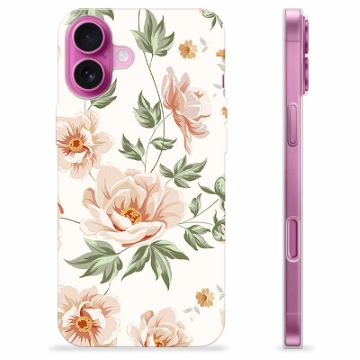 Coque iPhone 16 Plus en TPU - Motif Floral