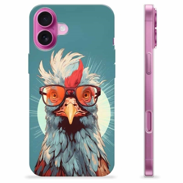 Coque iPhone 16 Plus en TPU - Poule