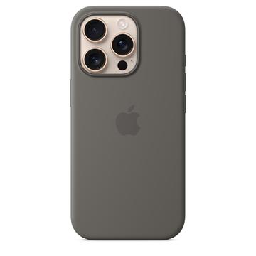 Coque iPhone 16 Pro en Silicone avec MagSafe Apple MYYL3ZM/A - Gris pierre