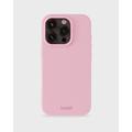 Coque iPhone 16 Pro en Silicone Holdit - Rose