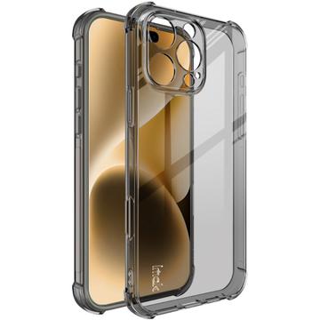 Coque iPhone 16 Pro Max en TPU Imak Drop-Proof - Noir Transparente