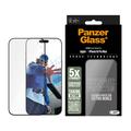 Protection d'écran iPhone 16 Pro Max PanzerGlass Ceramic Protection Ultra-Wide Fit EasyAligner - 9H - Bordure noire