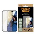 Protection d'écran iPhone 16 Pro Max PanzerGlass EyeCare Ultra-Wide Fit EasyAligner - Bordure noire