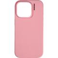 Coque iPhone 16 Pro en Silicone Nudient Base - Rose Tendre