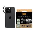 Protection de l'objectif de l'appareil photo iPhone 16 Pro/16 Pro Max PanzerGlass Hoops - Noir