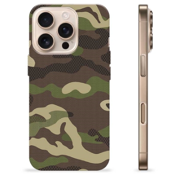 Coque iPhone 16 Pro en TPU - Camouflage