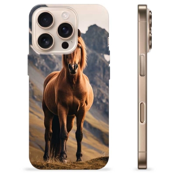 Coque iPhone 16 Pro en TPU - Cheval