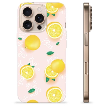 Coque iPhone 16 Pro en TPU - Motif Citron