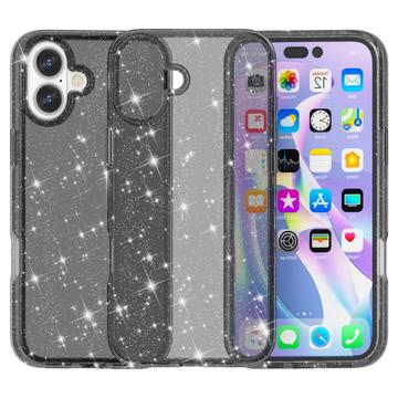 Coque Hybride iPhone 16 - Série Stylish Glitter