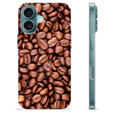 Coque iPhone 16 en TPU - Grains de Café