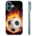 Coque iPhone 16 en TPU - Ballon Enflammé