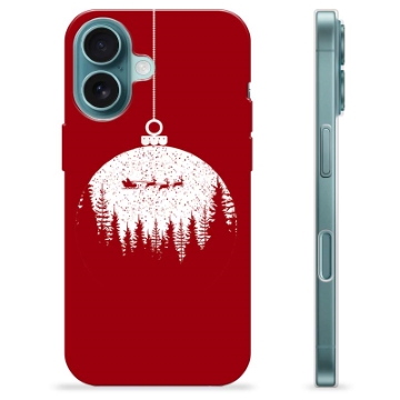 Coque iPhone 16 en TPU - Boule de Noel