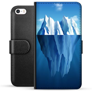 Étui Portefeuille Premium iPhone 5/5S/SE - Iceberg