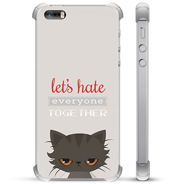 Coque Hybride iPhone 5/5S/SE - Chat en Colère